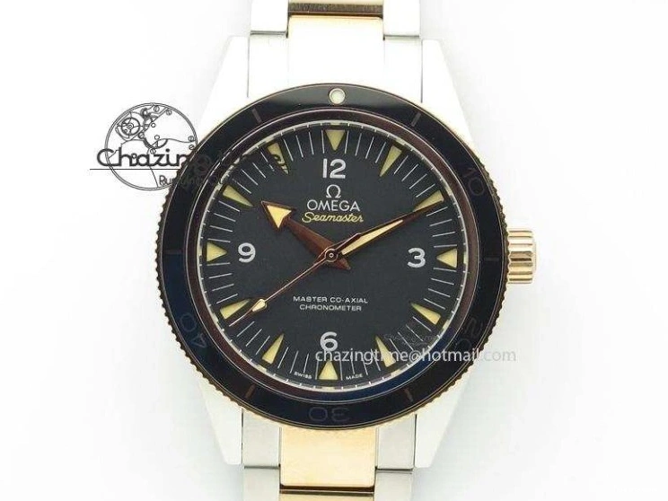 0115 Planet Ocean Master Chrono 45mm SS OM 1:1 Best Edition Black Dial Orange 12 On Rubber Strap A Durable 8169